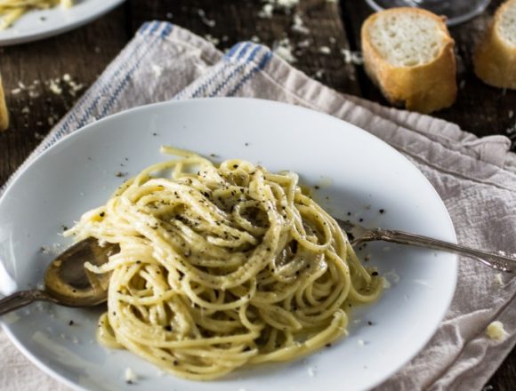 Spaghetti cacio e pepe